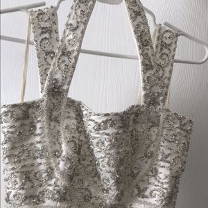 White designer wedding dress